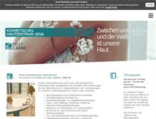 Tablet Screenshot of jena-kosmetik.de